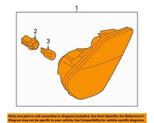 MITSUBISHI OEM 16-22 Outlander PHEV Backup Lamps-Backup Lamp Assy 8336A154