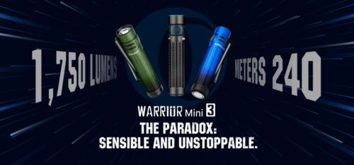 Olight Warrior Mini 3 1750 Lumen Rechargeable EDC Flashlight - Picture 2 of 11