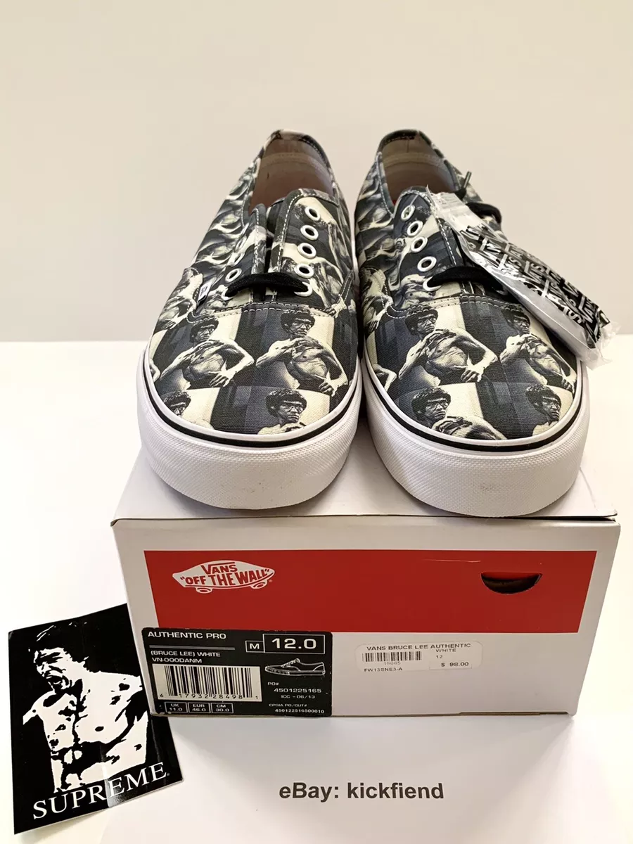 Supreme hotsell vans authentic
