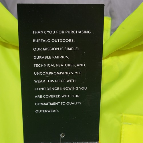 Buffalo Outdoors Workwear Class 2 Hi Visibility Winter Jacket Various Sizes - Picture 5 of 27
