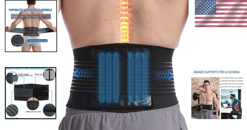Breathable Lumbar Support Belt - Adjustable Back Strap for Men & Women - Picture 2 of 10