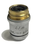 American Optical AO Plan Achro 4x/.12 Infinity Microscope Objective Lens
