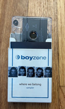 Rare Original Boyzone Cassette Sampler Where We Belong Mini Poster 1998 Ronan