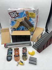 Tech Deck Starter Kit Ramp Set W/ Exclusive Tom Petty Skateboard w/ Extras