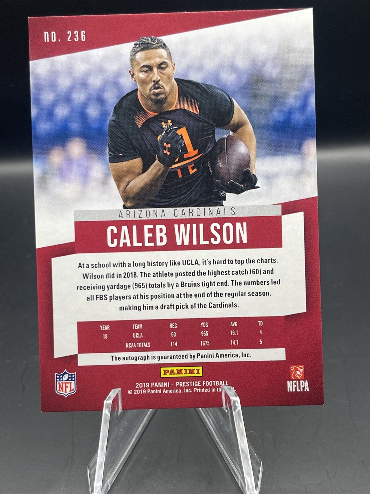 2019 Panini Prestige - Rookie Caleb Wilson #236 Xtra Points Signatures ...