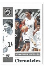 2021 Panini Chronicles Draft Picks #5 Jonathan Kuminga RC Rookie Golden St. JA