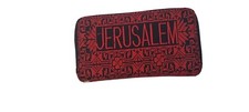 Palestinian Embroidery Wallet two zip Heritage Folklore handmade