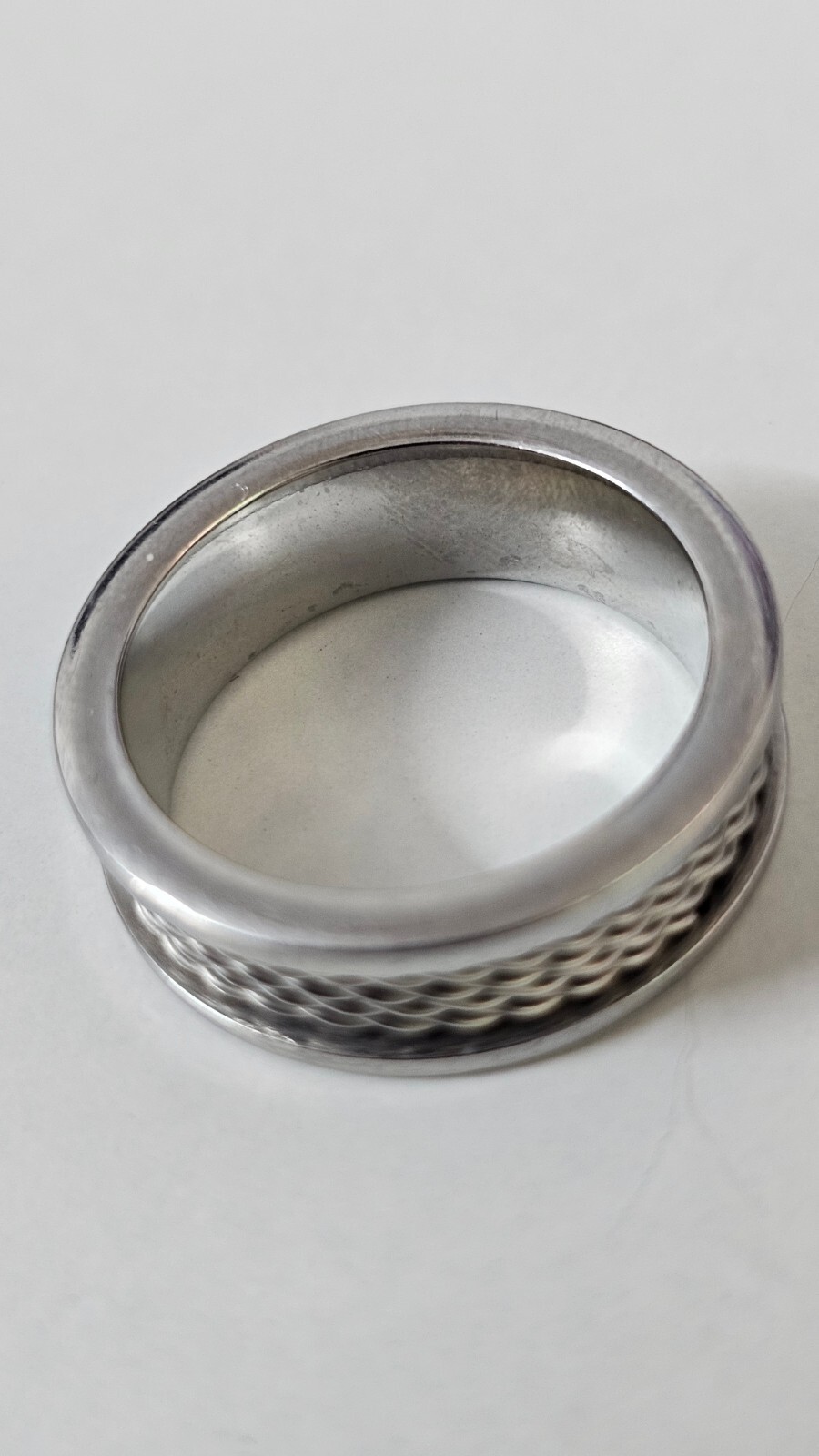 Silver Ring Solid 925,spinner ring - image 5