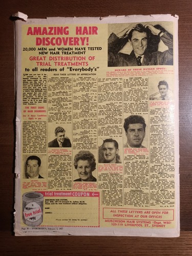 Everybody's with Disc: Feb. 3, 1965 - Vintage Australian Mag - Beatles, PJ Proby - Picture 9 of 9