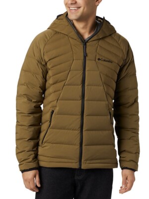 NWT Columbia Men's XL Table Rock Down Jacket Olive Brown 800 Fill
