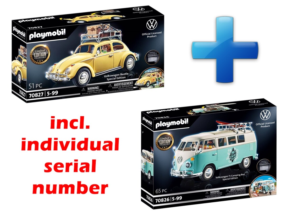 【新品未開封】　プレイモービル　T1 Camping Bus 70826 Playmobil 70826 Volkswagen T1 Camping Bus Special Edition VW