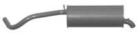Vegaz EndschalldäMpfer Hinten (SKS-31) FüR VW Polo Skoda Fabia I II Seat Ibiza