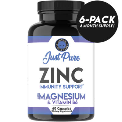#ad #ad Zinc Magnesium amp; Vitamin B6 Capsules Immune System Support 6 Pack $44.99