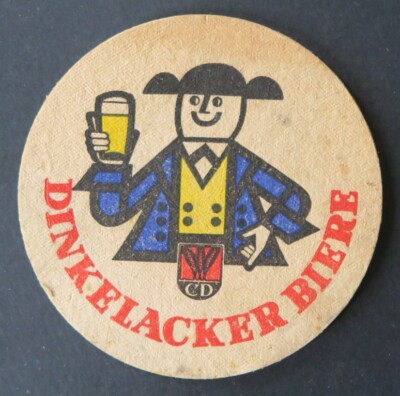 DINKELACKER BEER beermat beer mock beer deck 24