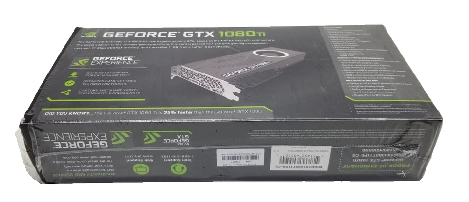 PNY GeForce VCGGTX1080T11PB-CG, GTX 1080 Ti 11GB PCI Express 3.0 x16 Video Card - Image 2 of 4