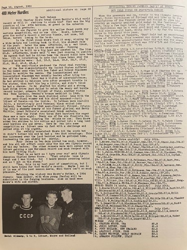 1952 Track and Field News August Helsinki Olympic issue - Picture 12 of 24