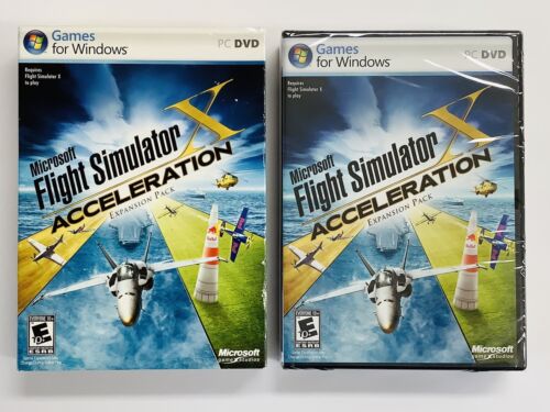 "BRAND NEW" Microsoft Flight Simulator X: Acceleration Expansion Pack (PC DVD)