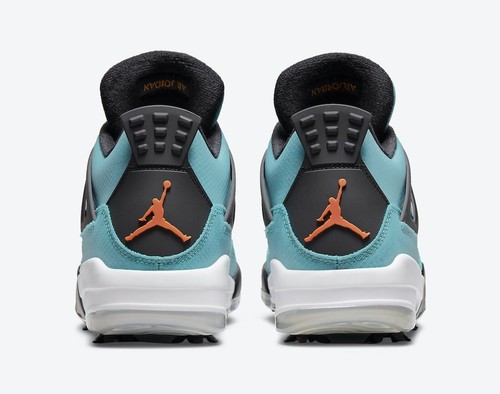 Nike Air Jordan 4 Golf NRG Torrey Pines Men’s Size 7.5 Teal Shoes CZ2439-300 - Picture 4 of 12