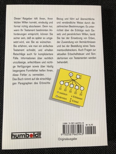 Das korrekte Testament - Recht & Geld - Wilfried von Selzam - 第 2/12 張圖片