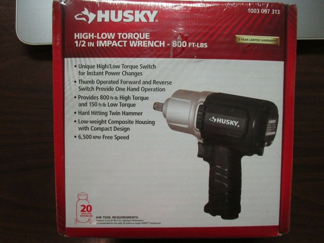 husky 1 2 air impact