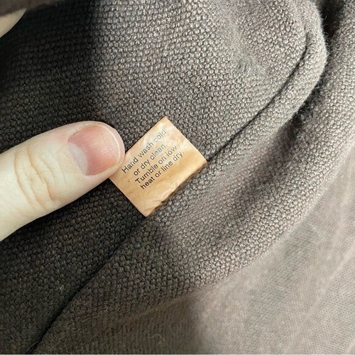 Cynthia Ashby Linen Cotton Lagenlook Art To Wear Peasant Jacket In Brown Size S - Picture 7 of 8