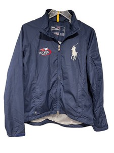 2007 US Open Ralph Lauren Women Jacket Blue RLX Windbreaker Medium