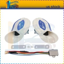 12v 110db 18 Sounds Snail Air Siren Universal For Car Motorcycle Boat Yacht Horn