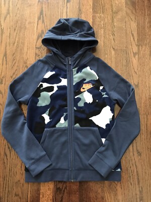 nike blue camo hoodie