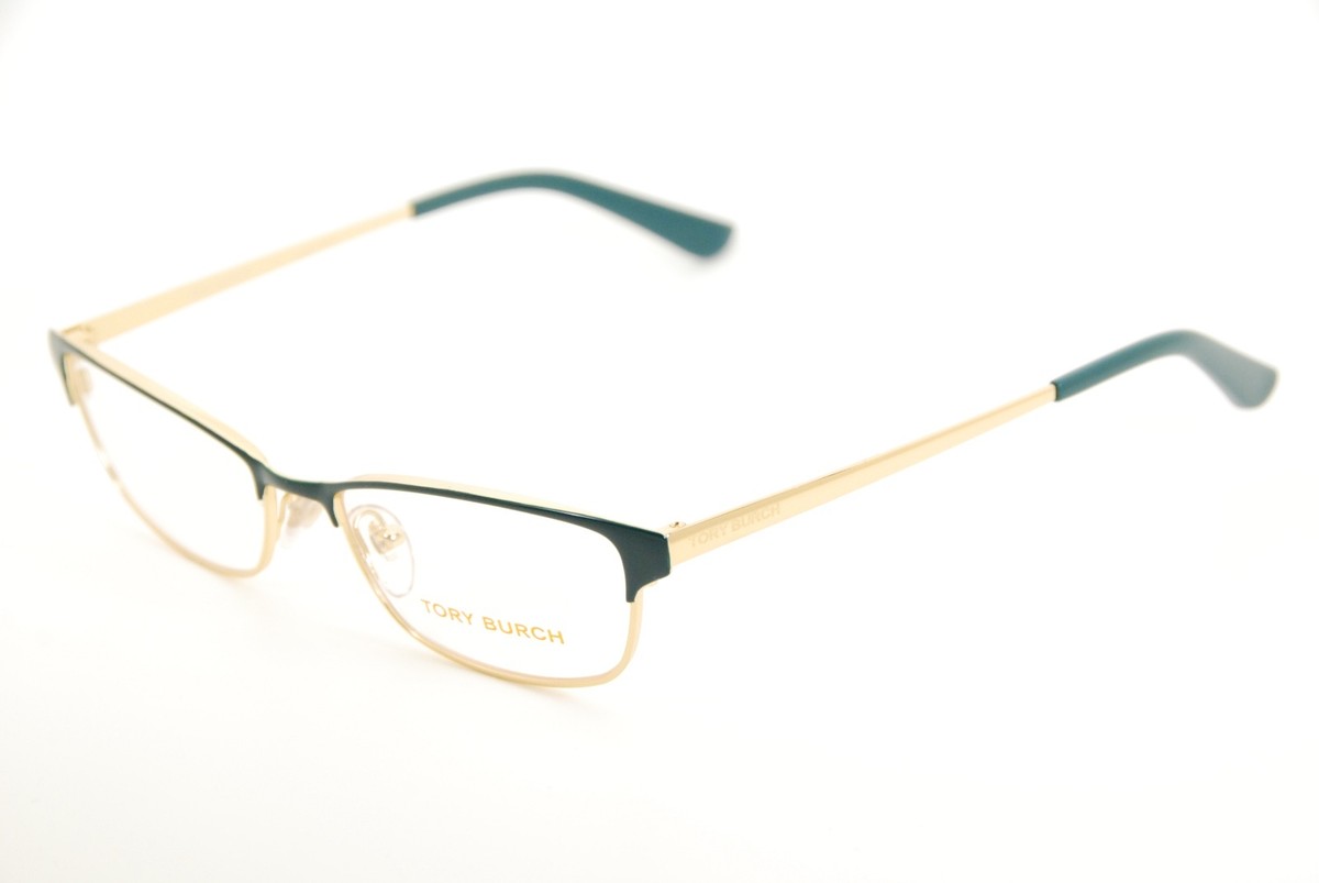 New Authentic Tory Burch Glasses 1036 488 51mm Green Gold 