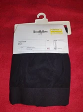 NEW XXL Men's Black Thermal Pants Goodfellow & Co Premium Ultra-Soft Tagless 