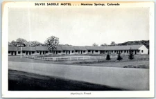 Postcard - Manitou's Finest - Silver Saddle Motel - Manitou Springs, Colorado