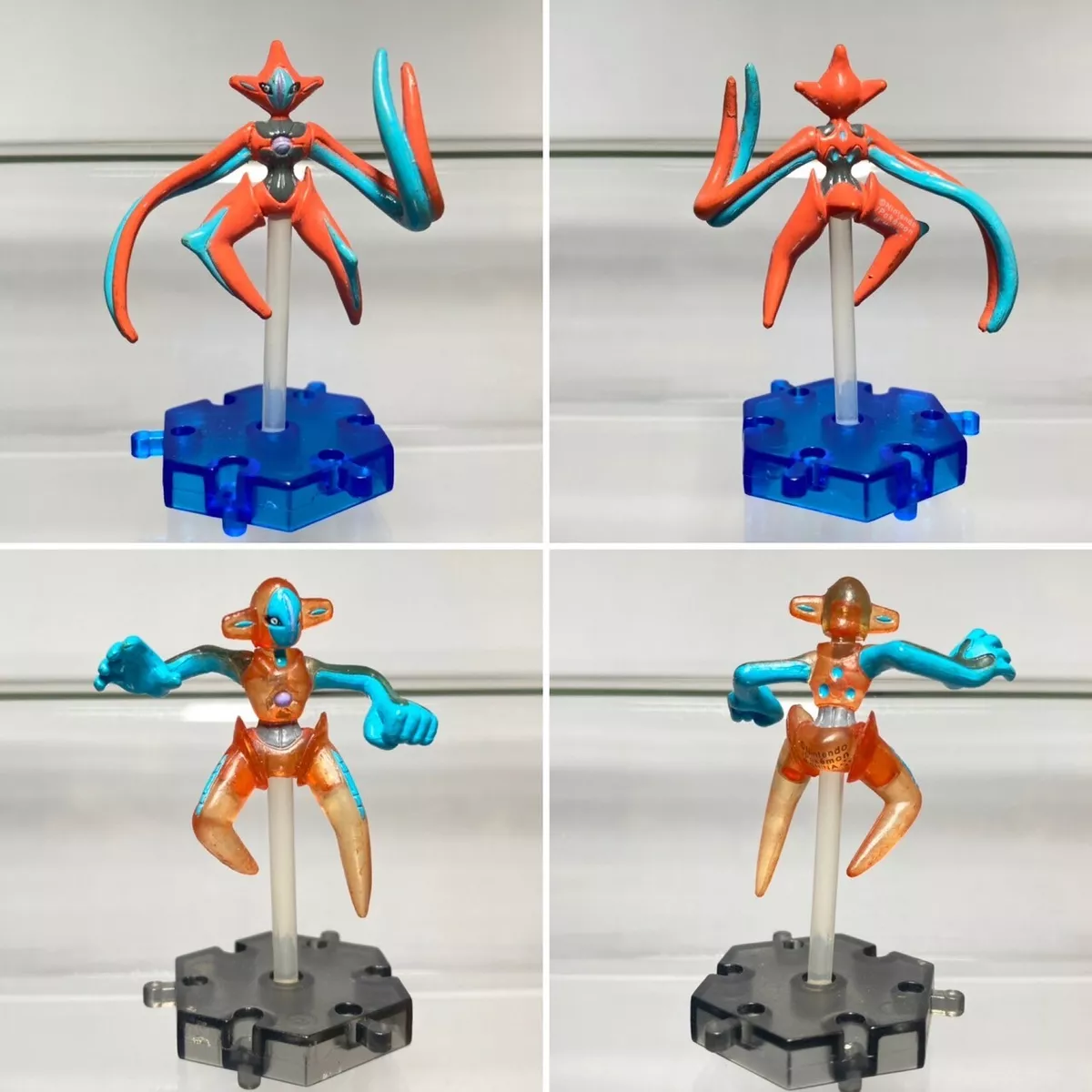 Deoxys(4 pcs)Pokemon Monster Bandai Gashapon Collection Figure Toy Japan.