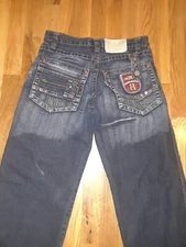 Vintage FBU Fit  JNCO Style Pockets Denim Jeans Fits Size 30