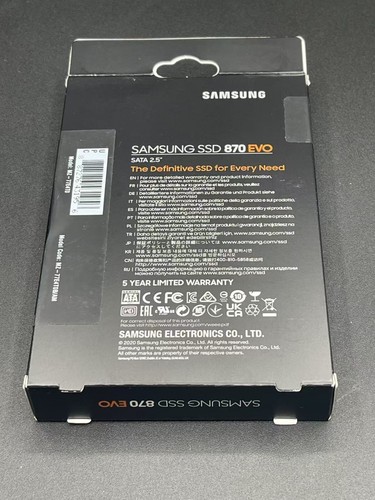 MZ-77E4T0B/AM Samsung 870 EVO 4TB 6Gbps SATA 2.5 Inch Internal SSD Brand *^New^ - Photo 4/6