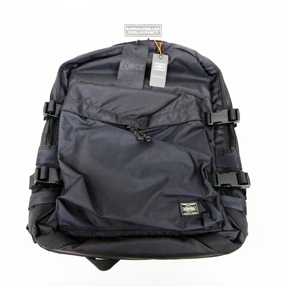 Yoshida PORTER FORCE DAY PACK Back Pack 855-05902 Black Yoshida PORTER FORCE DAY PACK Back Pack 855-05902 Black