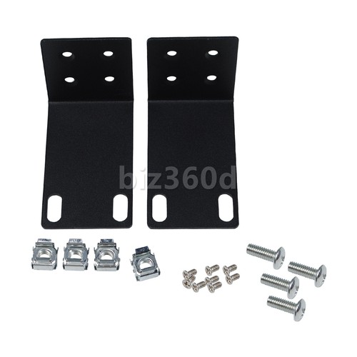 Universal Rack Mount Kit 1U Rack Ears for NETGEAR Series Switches JGS/MS/RPS/SR - 第 1/7 張圖片