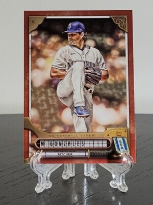 2022 Topps Gypsy Queen  Marco Gonzales  Ruby Red Foil 03/10 Seattle Mariners