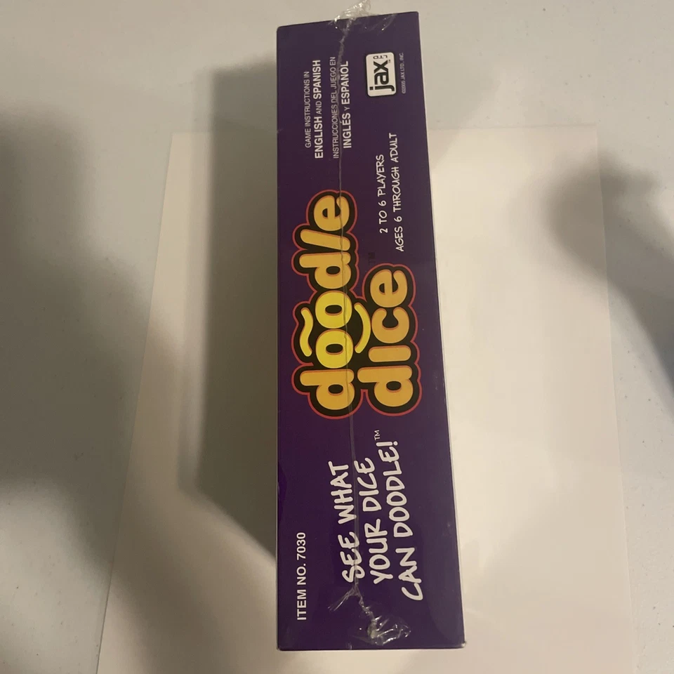 Juego de dados Doodle #7030 Jax Makers of Sequence 2005 juego familiar nuevo sellado Foto 2 de 4