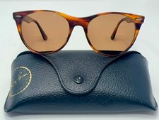 Ray-Ban Wayfarer II RB 2185 954/33 Havana Brown Sunglasses 52-18-145 Italy Case
