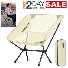 Silla De Camping Portátil Plegable Para Adultos Exterior Picnic Pesca Blanca