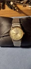 Vintage Men's Timex Mechanical Watch/ Gold Tone Classic