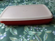 Vtg Tupperware Deli Meat Cheese Cold Cuts Keeper Storage Container 816-5