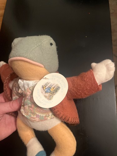Beatrix Potter Soft Classics Jeremy Fisher Plush 11" By Eden - Picture 2 of 11