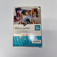 Pen Gear GLOSSY PHOTO PAPER 4" x 6" 50 SHEETS 8.5mil for INKJET PRINTERS 8.5 mil