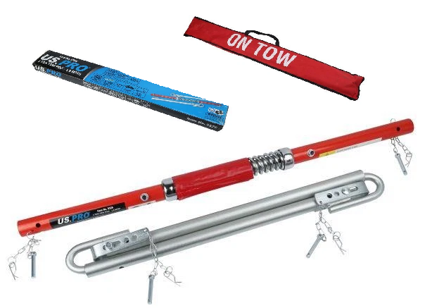 US PRO TOW POLE 2000KG 2 TON 1.8M TOWING POLE DAMPER ROPE RECOVERY POLE 9326