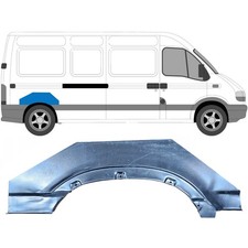 Reparaturblech Kotflügel hinten für Opel Movano 1998-2010 / Rechts