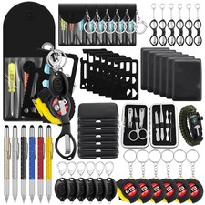 48 Pcs Mini Tape Measure Screwdriver Keychain Set Valentine's Day Gifts for M...