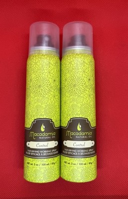 2X Macadamia Natural Oil Control Fast-Drying Working Hair Spray 3 oz. / 100 ml