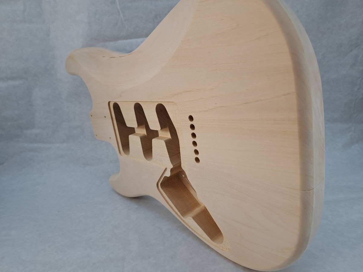stratocaster ボディ Basswood SSS Hardtail guitar body - fits Fender Strat Stratocaster