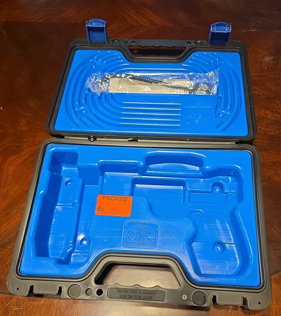 FNH FN USA FNS 9 PISTOL CASE/BOX HARD PLASTIC FACTORY CASE FNS W